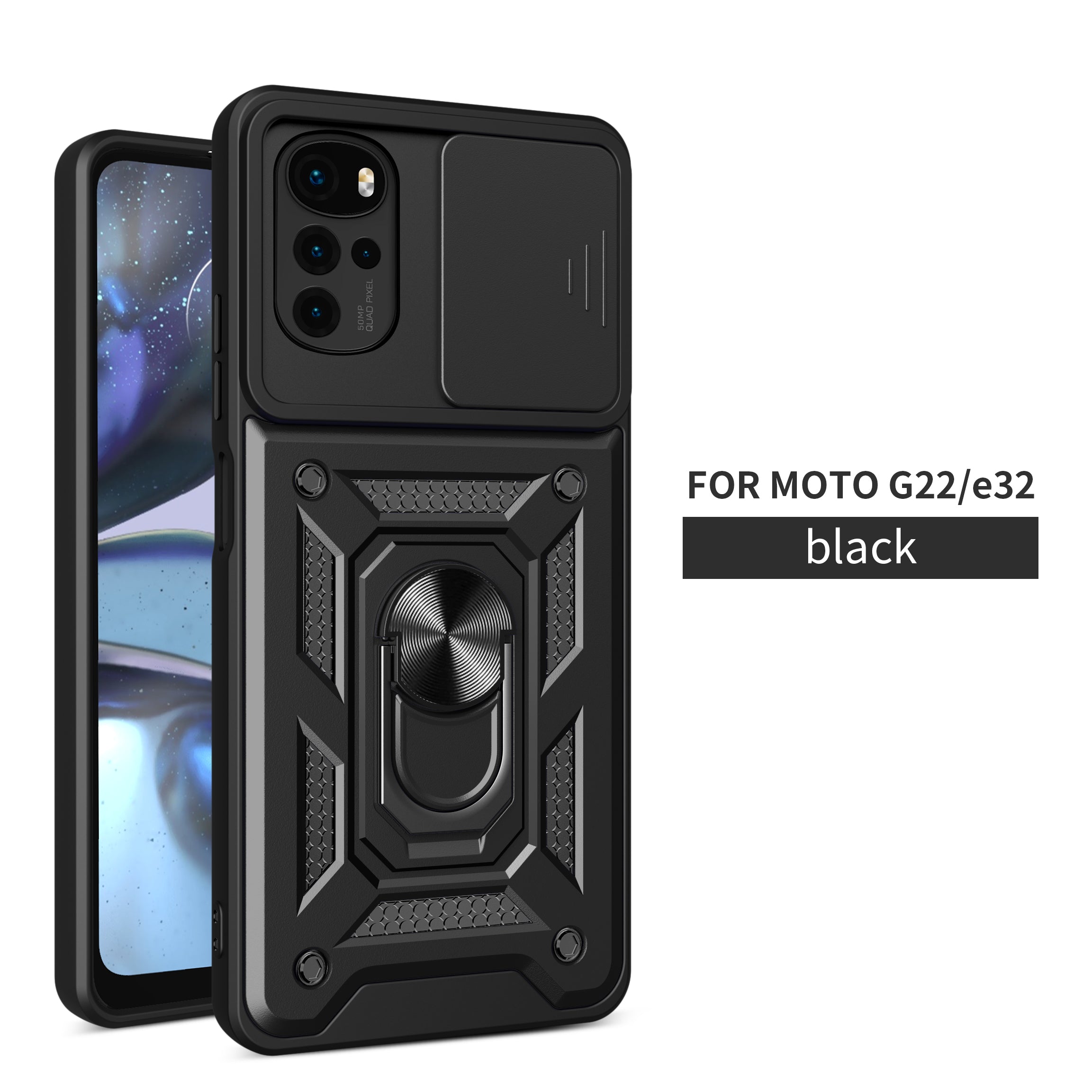 Protector Táctico Motorola G22 - E32 - Daterio