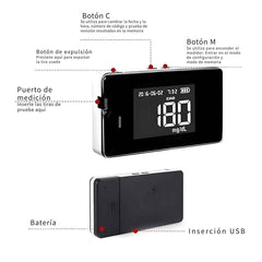 Medidor Digital 4 en 1 Accu-ANSWER®: Glucosa, Colesterol, Ácido Úrico y Hemoglobina